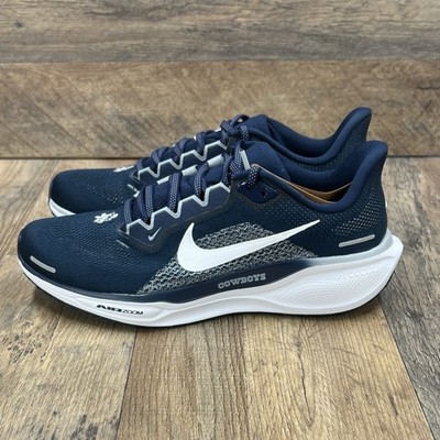 Nike Zoom Pegasus 41 Dallas Cowboys Shoes Navy White NBY Mens Sz 8