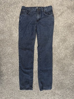 7 For All Mankind Girls Slimmy Jeans Size 12 - Railroad Pinstripe Herringbone