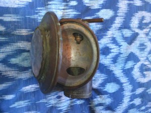 Vtg Model 1911 Brass Bicycle Light Miners RR Gas Lantern Lamp Antique Collector