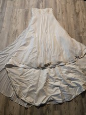 Galina Signature Wedding Dress David's Bridal Sz 14 Strapless Tule White