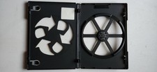 USED 14mm Standard Eco Slotted Black Single 1-Disc DVD Case with Outer Sleeve