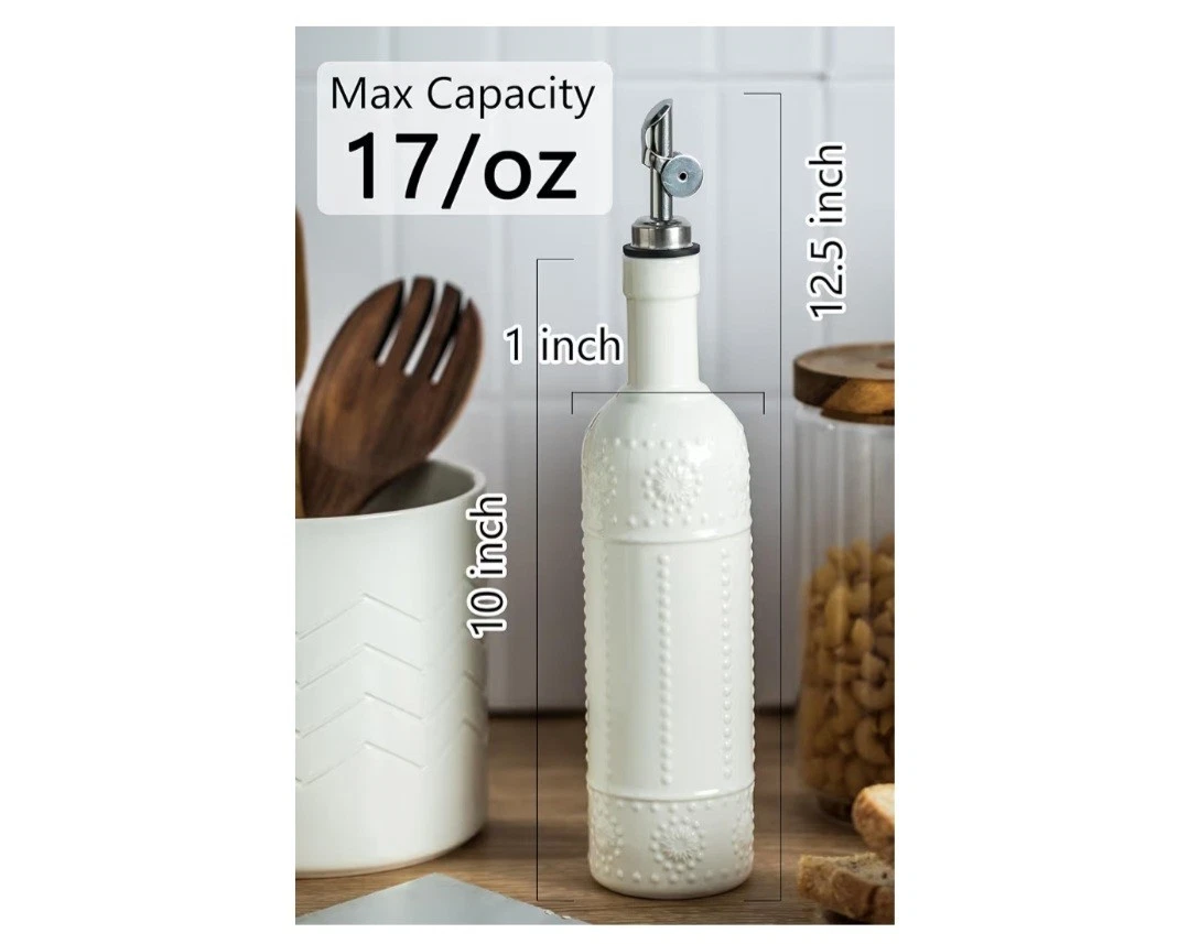 Olive Oil Dispenser W/ Spout 17oz
