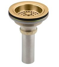 Kohler Duostrainer K-8801-2MB Basket Strainer,Brushed Modern Brass NEW 
