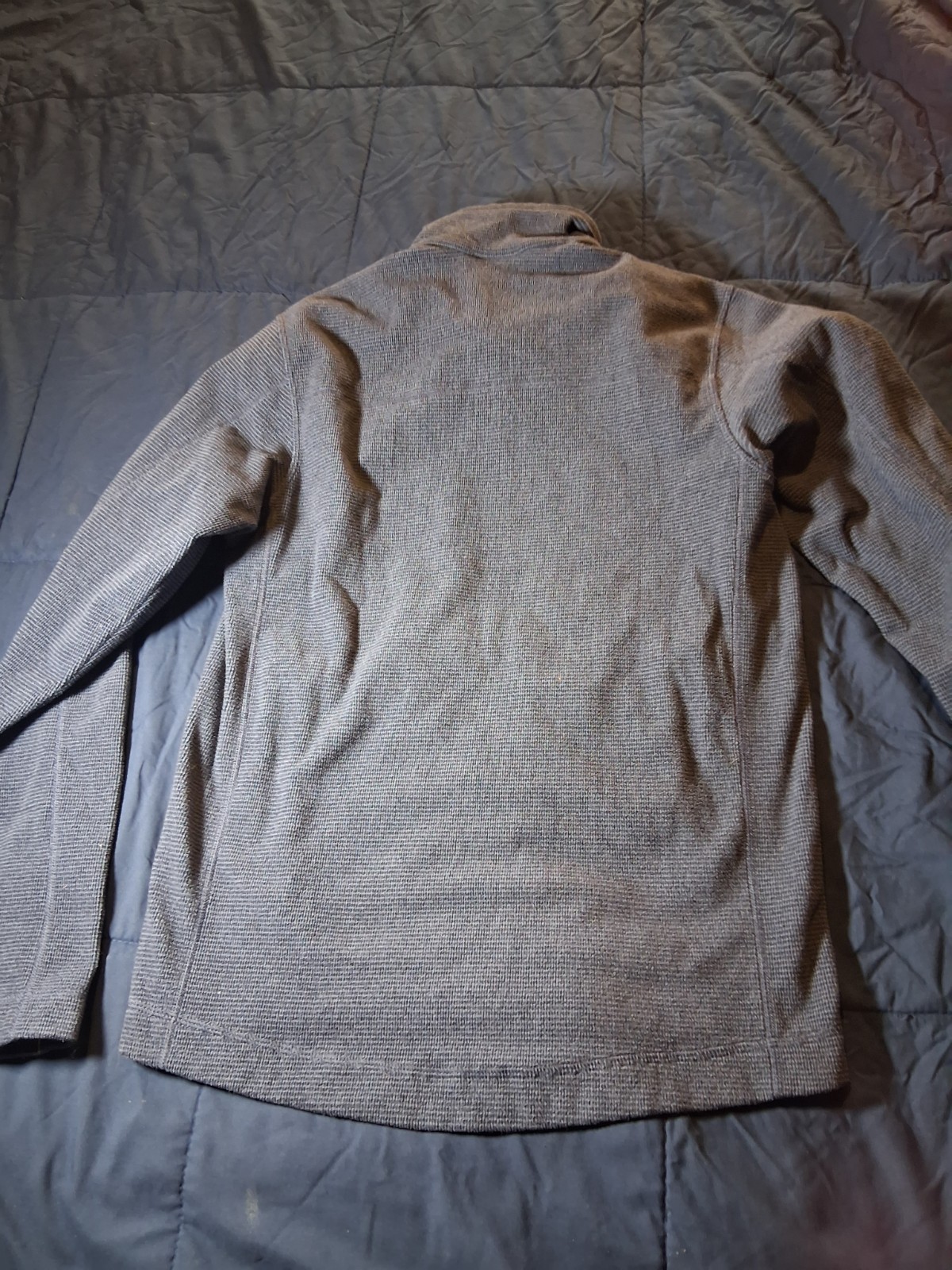 Patagonia Oakes Jacket Mens Small Gray Fleece Lined Lightweight Full Zip Winter thumbnail 5