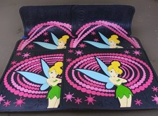4pc Disney Tinkerbell Plasticolor Floor Mats 2005 Full Set Princess Car 4 2005