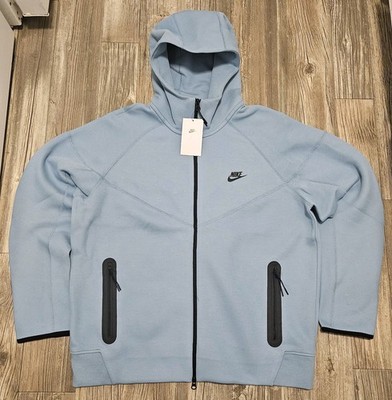 Nike Tech Fleece Windrunner Full Zip Hoodie Jacket Blue Men's XL FB7921-464  $145