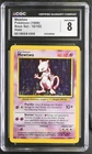 Mewtwo 1999 Pokemon Base Set CGC 8 #10