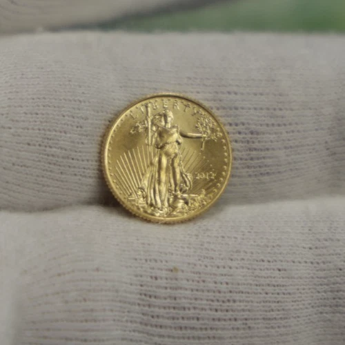 2012  US  Gold Eagle 1/10 oz $5 Nice Coin Unc