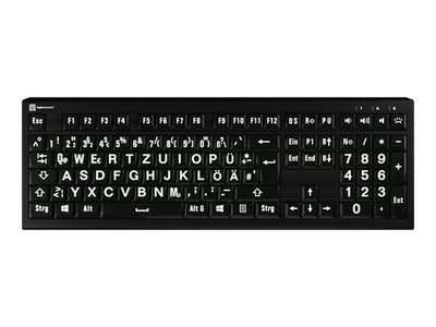 Logickeyboard XL-Print Astra2 BL Keyboard dt. PC