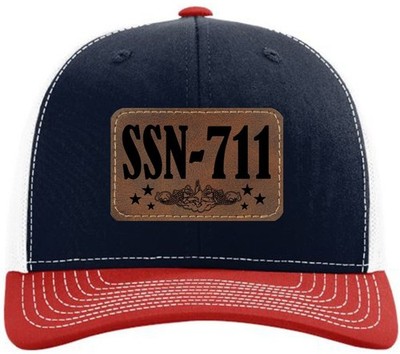 USS SAN FRANCISCO SSN-711 SHIP HAT CAP. US NAVY. NEW. LEATHER
