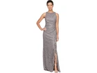 ALEX EVENINGS LONG SLEEVELESS PETITE MOTHER OF THE BRIDE DRESS 8196896-MOC-14