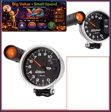 Electric Tachometer 5 Inch Black Dial Silver Bezel Shift Light 12 Volt 16 Volt Electric Tachometer 5 Inch Black Dial Silver Bezel Shift Light 12 Volt 16 Volt