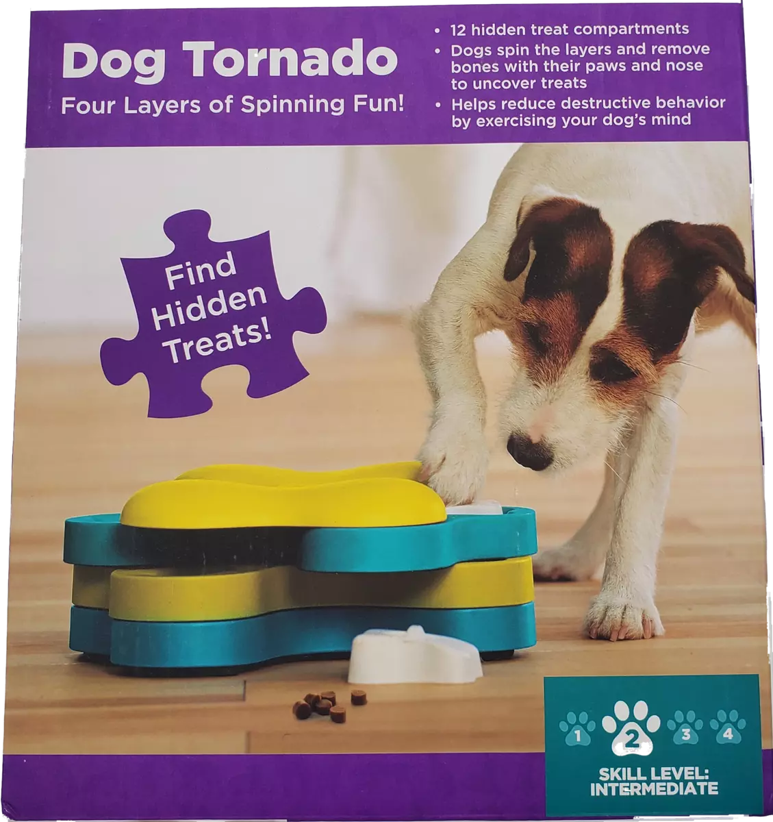 Nina Ottosson by Outward Hound Puppy Tornado Interactive Treat Puzzle Dog Toy