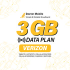 3Gb 5G Data Plan on Verizon with Sim / eSim | Tablet | Hotspot | Router & More