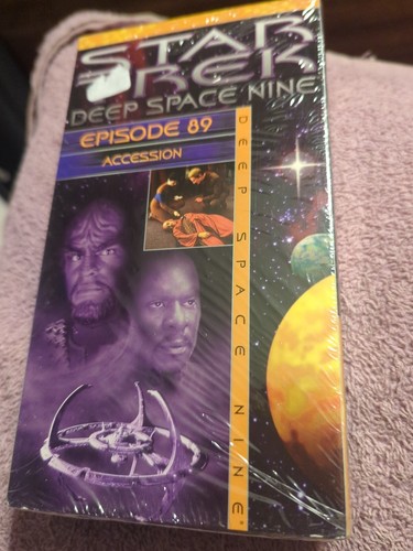 Star Trek: Deep Space Nine-Episode 89 -Accession (VHS,2000,NEW) Sealed  - Picture 1 of 2