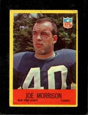 1967 PHILADELPHIA #116 JOE MORRISON GOOD NY GIANTS (MK) *X53413