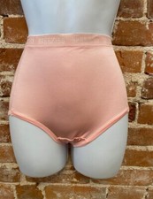 Breezies Rose Pink Nylon Microfiber Brief Panties New