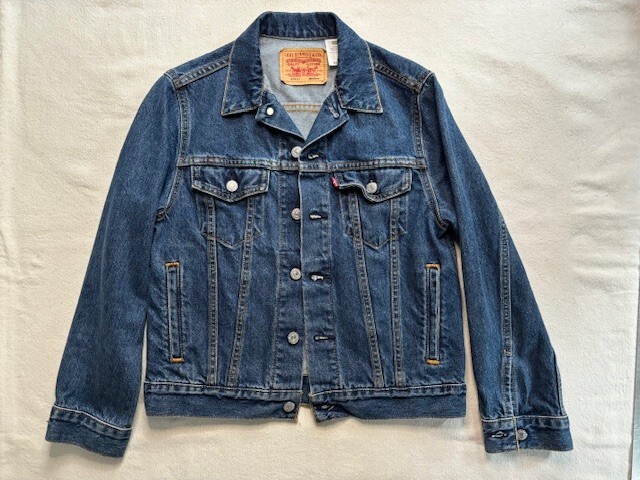 LEVI'Sデニムジャケットｌサイズ Levi's 57511 Denim Trucker Jacket Dark Wash Boys Medium | eBay