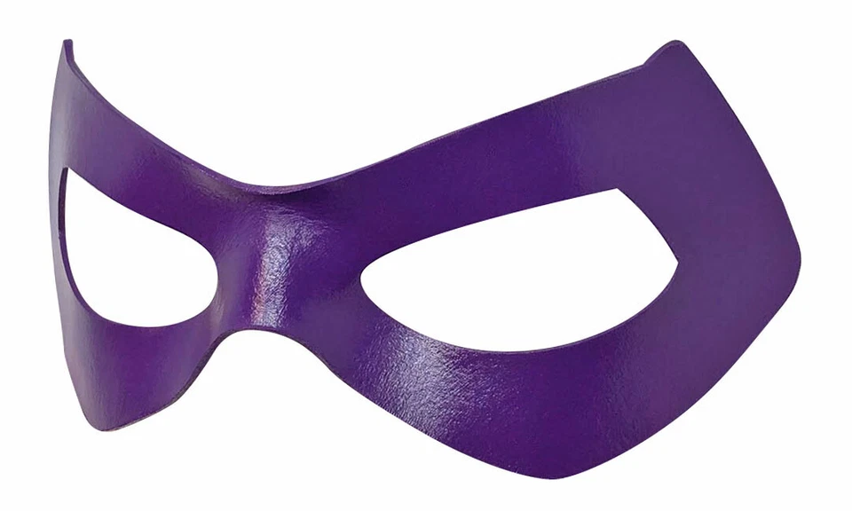 Riddler Purple Costume Leather Eye Mask - MOST Authentic - FREE Bonus! - Image 3 of 4