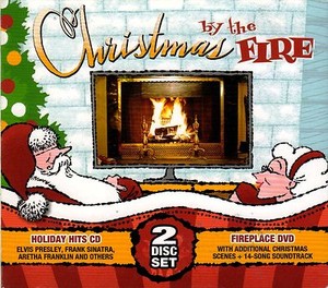 Christmas By The Fire Holiday Hits Cd Bonus Virtual Fireplace