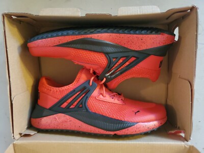 Puma Pacer Future Lace Up Youth Boys Red Black Sneakers Casual 381005-02 Size 3C