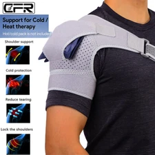 Shoulder Ice Pack Brace Cold Wrap Hot Therapy Immobilizer Compression Support