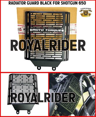 ''RADIATOR GUARD, BLACK'' PASSEND FÜR ROYAL ENFIELD SHOTGUN 650