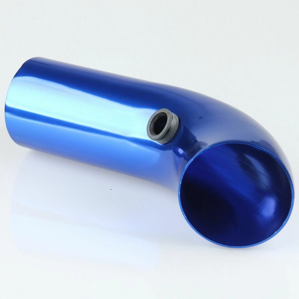 Kit universal de admisión de aire frío de flujo de aire de 3"" 75 mm abrazadera de manguera de tubo frío Foto 3 de 4