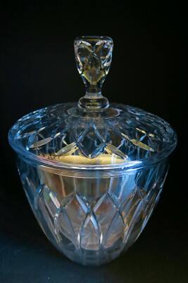 Große Bowle-Schüssel, Karaffe, Vase vintage, retro, Glas geschliffen