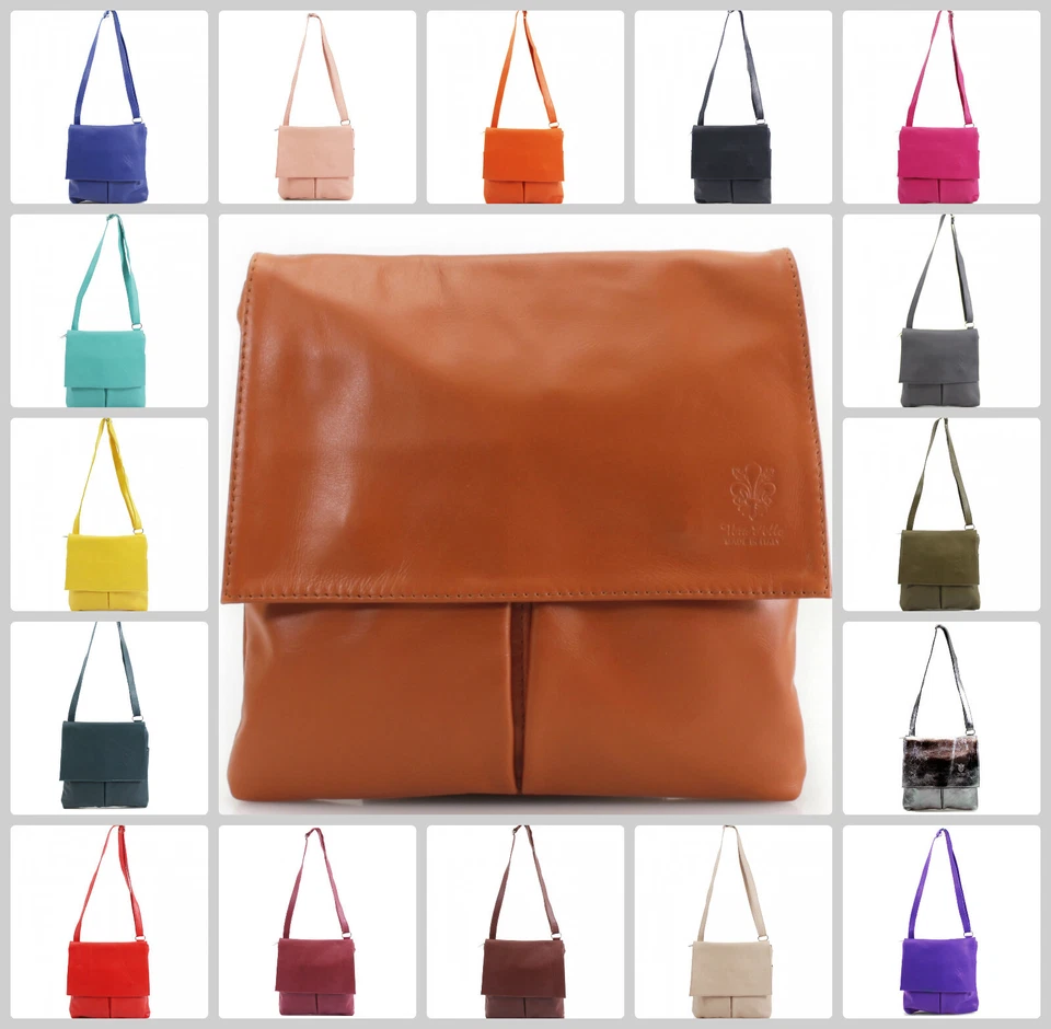 Vera Pelle VP-C818 Women Soft Leather Crossbody Ladies Shoulder Messenger Bag