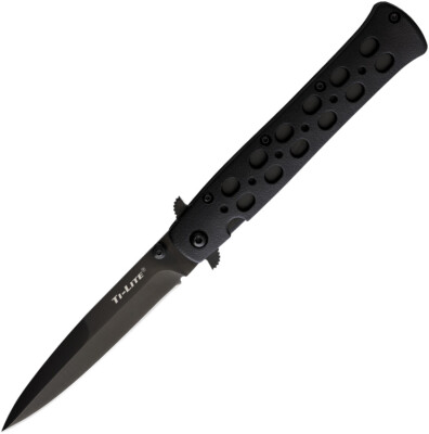 Cold Steel Ti-Lite Pocket Knife Linerlock Folding AUS-8A Pocket Knife 26SPBKBK