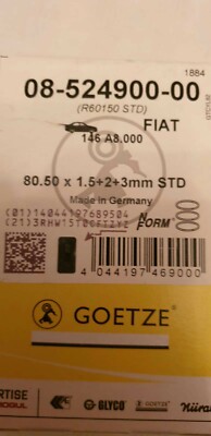 GOETZE FIAT UNO TURBO IE R 89 1372 CC ELASTIC BAND SERIES - PUNTO GT 80.50