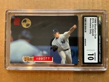 1994 Stadium Club Members Only JIM ABBOTT #516 Just Graded CGC 10 Gem Mint