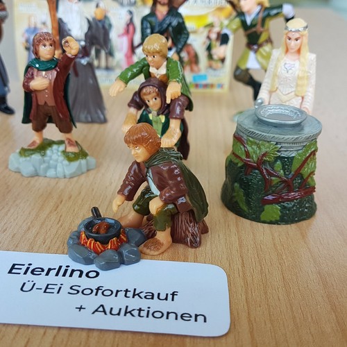 FULL SET: LORD OF THE RINGS mini figurine FELLOWSHIP OF THE RING kinder LOTR - Picture 5 of 5