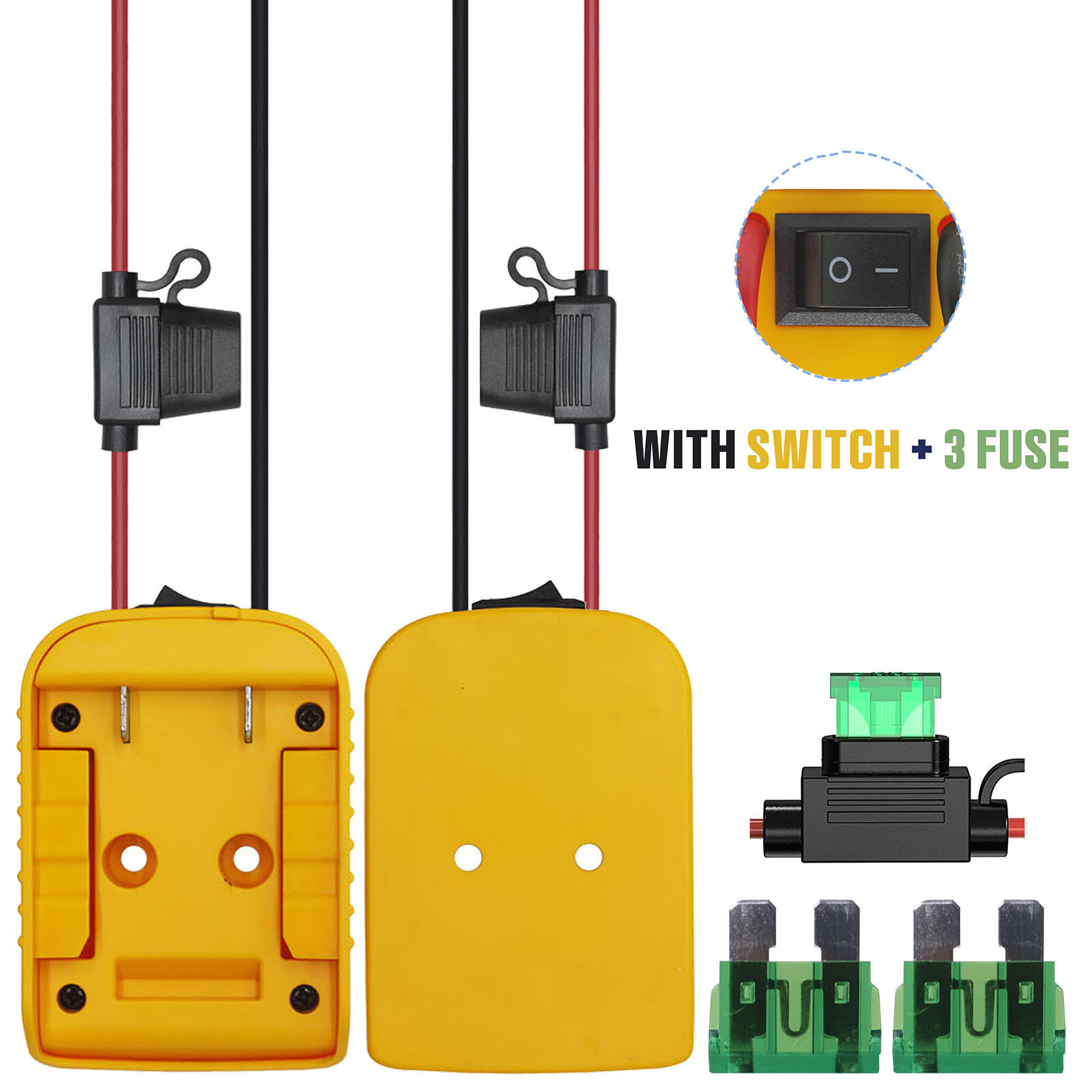 Connector Adapter Compatible With Dewalt 18v 20v Battery Dock