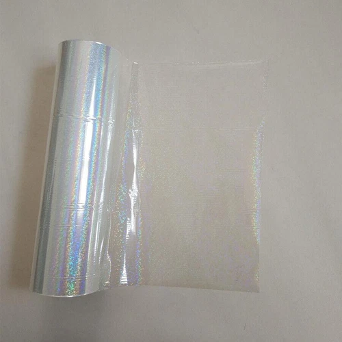 Foglio olografico trasparente stampa a caldo su carta o pellicola plastica - Foto 2 di 6
