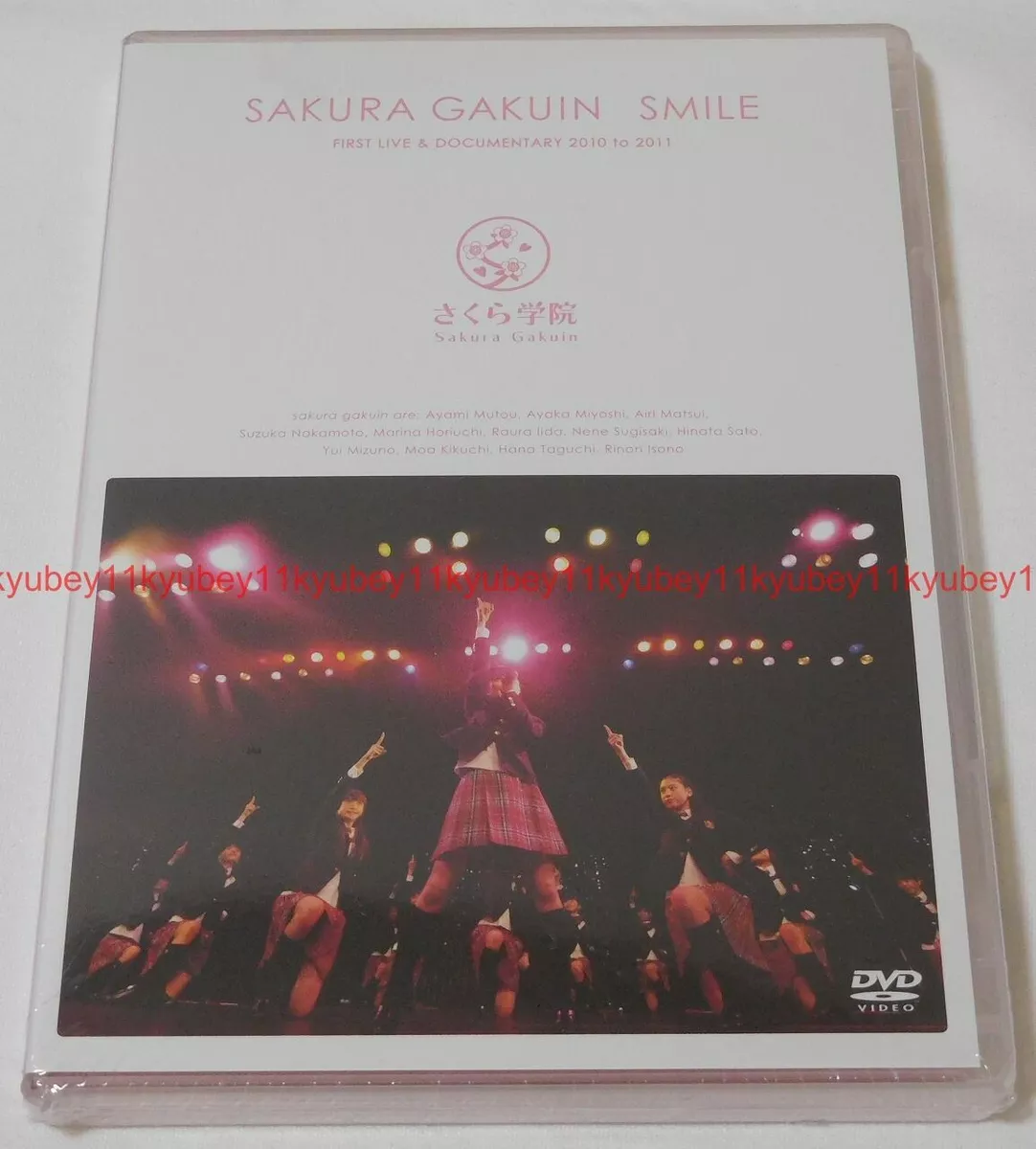 New Sakura Gakuin FIRST LIVE & DOCUMENTARY 2010 to 2011 SMILE DVD Japan ASBY5346