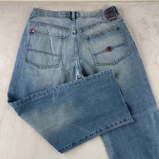 Vintage Ecko Unltd Jeans Men 36 Fits 34x29 Blue Baggy Fit Hip Hop Skater Y2K