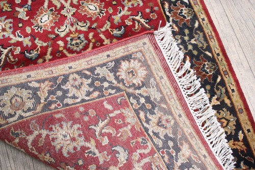 Silk Runner Rug 4 Feet Oriental Pure Silk 77x120 Cms Carpet - Picture 7 of 7