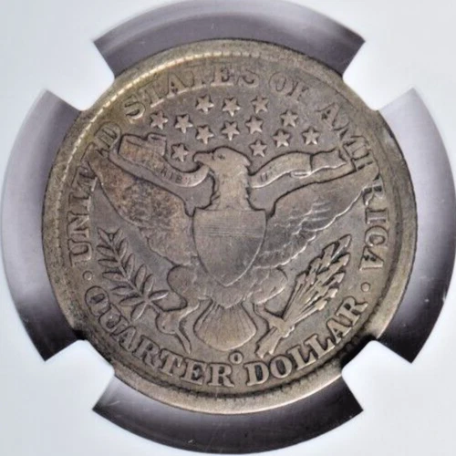 1896-O BARBER QUARTER - NGC VG10 - PROBLEM FREE BORDERLINE FINE! - Image 4 of 4