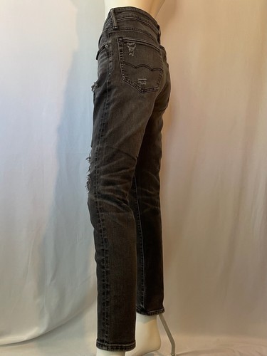 American Eagle Women's Pant Super Skinny High Rise Jeans Black Size 34x30 - Picture 9 of 17