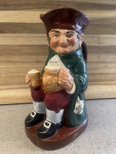 Royal Doulton 8 1/2" Character Toby Jug  ''Old Charlie'' No 8322 Pitcher Vintage