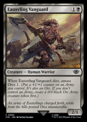 NM Easterling Vanguard, MTG, The Lord of the Rings, Magic the Gathering, 83