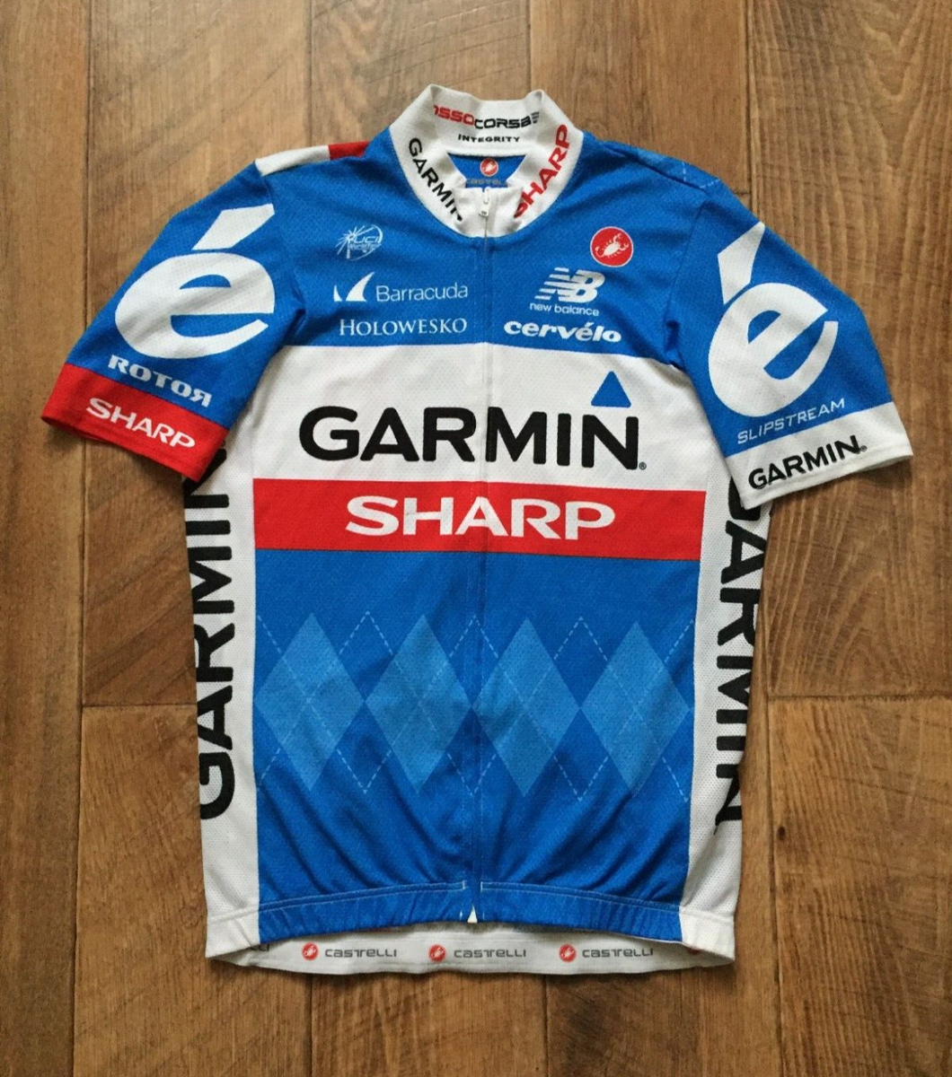 Mountain Bike Garmin Sharp Cycling Jersey Castelli Cycling Rosso