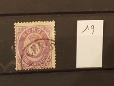 Timbres oblitérés anciens de NORVEGE