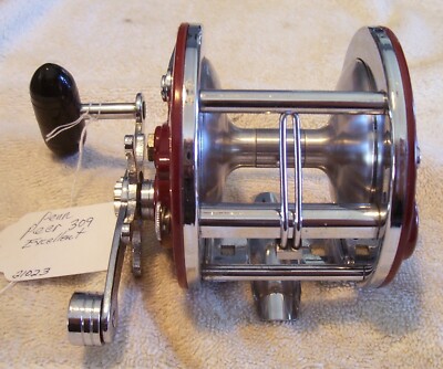 Moulinet De Pêche Vintage Penn Peer 109ms - Couleur Vert Sarcelle - Pour Pièces Ou Réparation - USA