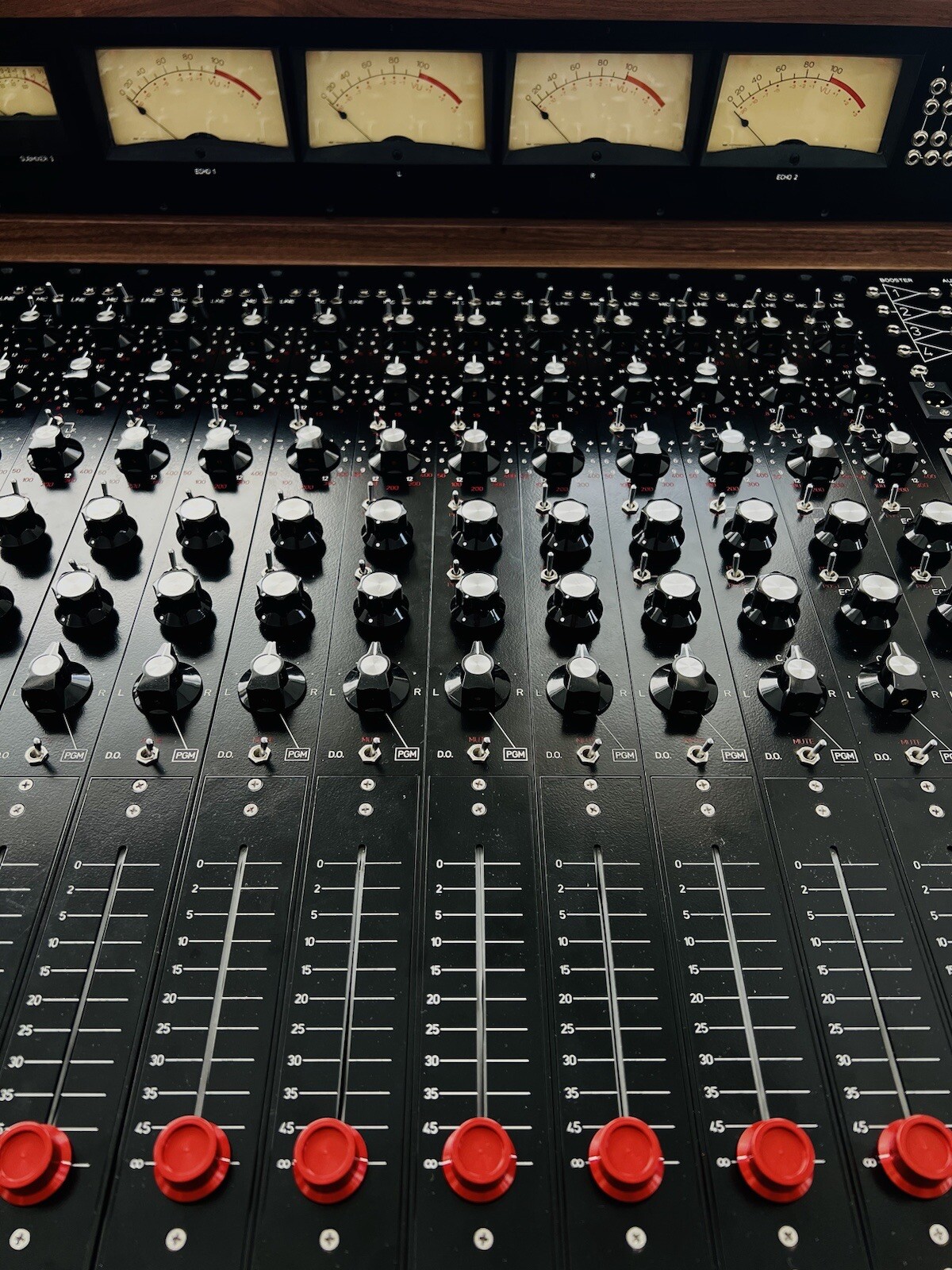 Custom 1970s Recording Console, 16 Channel, Quad Eight Electrodyne ...