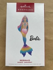 HALLMARK 2022 Ornament MERMAID BARBIE New Magic Light Keepsake