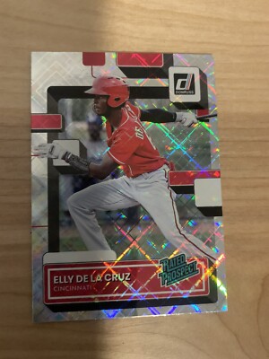 Immaculate 2022 Panini Donruss Rated P Elly De La Cruz Diamond Insert RC Invest