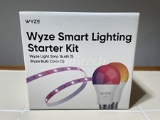 Wyze Lighting Kit 16.4ft Smart Plug Color Led Strip Light A19 Smart Light Bulbs